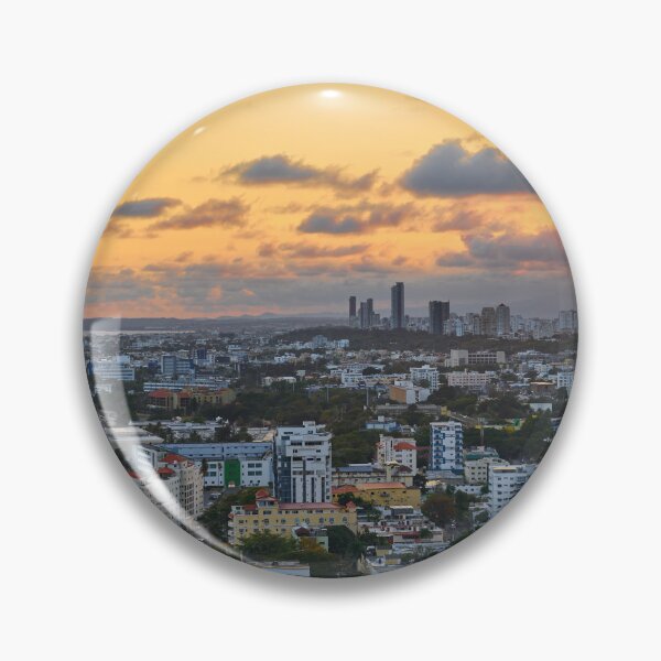 Vista previa del artículo con la obra «Atardecer en Santo Domingo, República Dominicana», diseñado y vendido por lessplay.