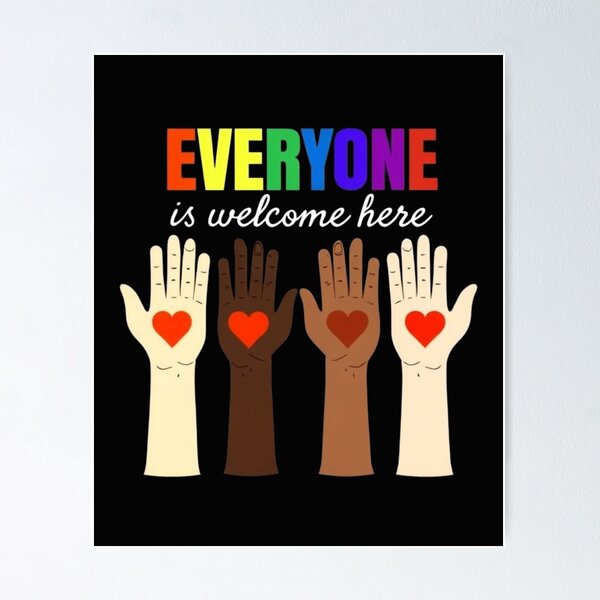Item preview, Everyone Is Welcome Here Idaho Teacher designed and sold by AxstinGraphics.