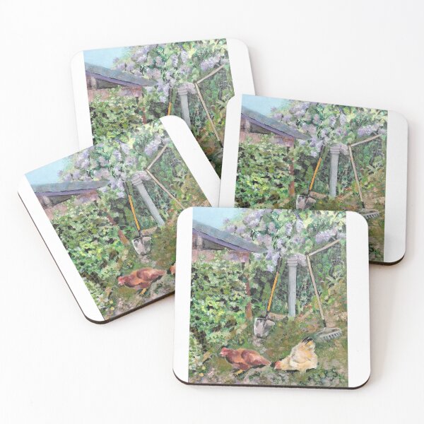 Item preview, Lilacs by the chicken coop designed and sold by iragrit.