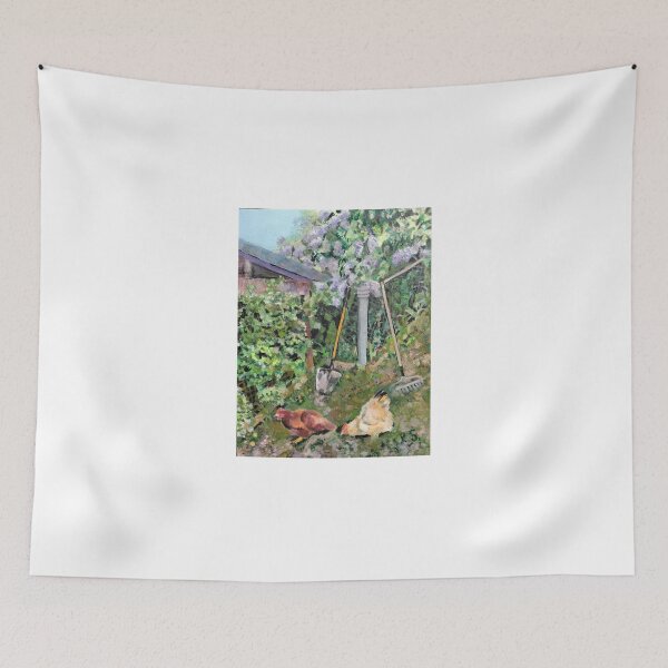 Item preview, Lilacs by the chicken coop designed and sold by iragrit.