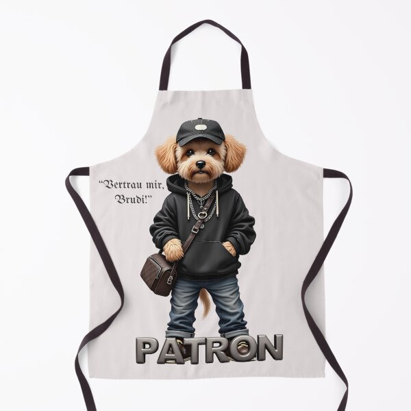 Artikelvorschau, Ein Maltipoo als Talahon-Patron: "Vertrau mir, Brudi!" entworfen und verkauft von RetroTraveller.