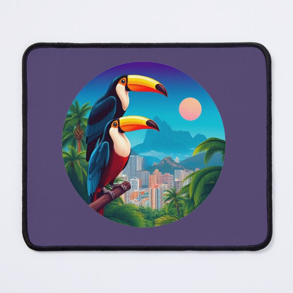 Item preview, Tropical Toucan Paradise - Exotic Wildlife Art designed and sold by T-Vergent.