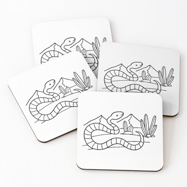 Item preview, Kingsnake slithering through a rocky desert landscape designed and sold by rasagamastore.