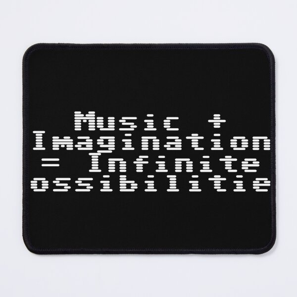 Item preview, Music + Imagination = Infinite Possibilities designed and sold by Ninjacatoff.