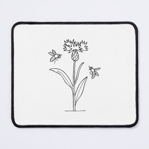 Item preview, Knapweed growing in a meadow with bees collecting nectar designed and sold by rasagamastore.