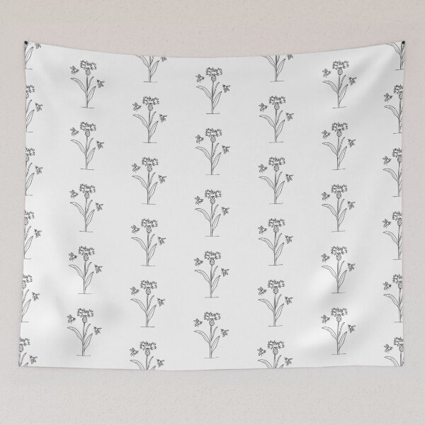 Item preview, Knapweed growing in a meadow with bees collecting nectar designed and sold by rasagamastore.