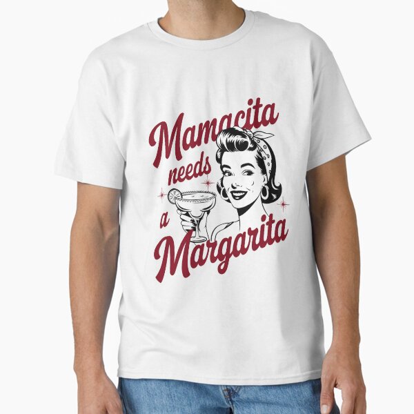 Item preview, Mamacita Needs a Margarita Retro T-Shirt designed and sold by FashionVibefriend.
