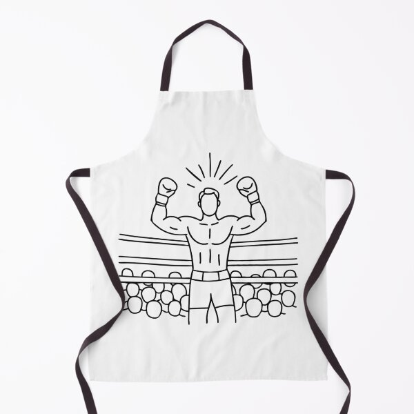 Item preview, Boxer celebrating after delivering a knockout punch and defeating the opponent designed and sold by rasagamastore.
