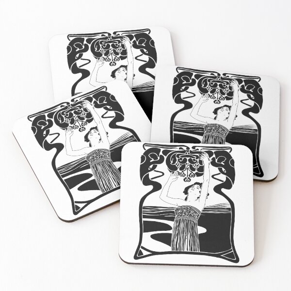 Item preview, Art Nouveau landscape designed and sold by sundayouthlines.