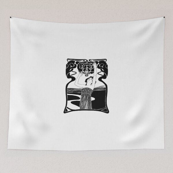 Item preview, Art Nouveau landscape designed and sold by sundayouthlines.