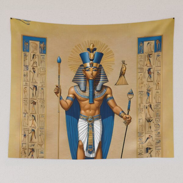 Item preview, Ancient Egyptian God Horus Mythological Art designed and sold by PrometheusStyle.