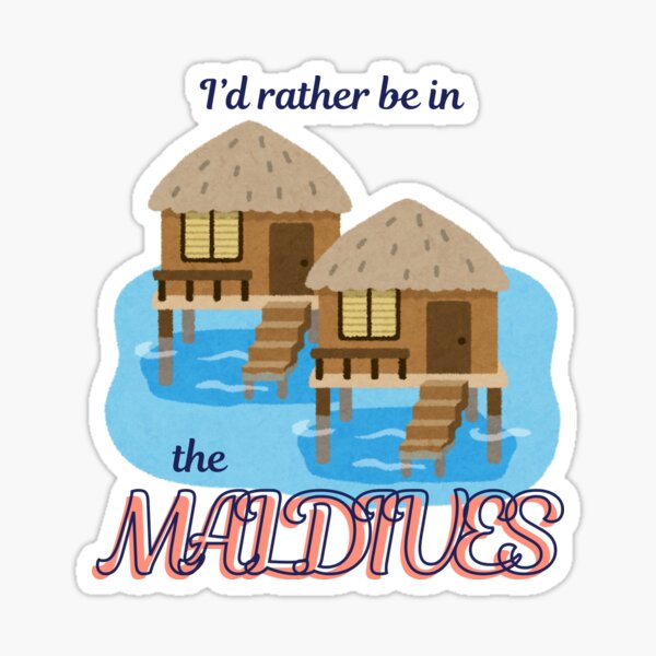 Item preview, I'd rather be in the Maldives designed and sold by ES-T8.