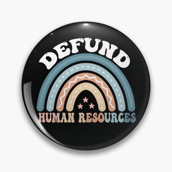 Item preview, Defund Human Resources - Groovy Boho Rainbow  designed and sold by Smix Pixels.