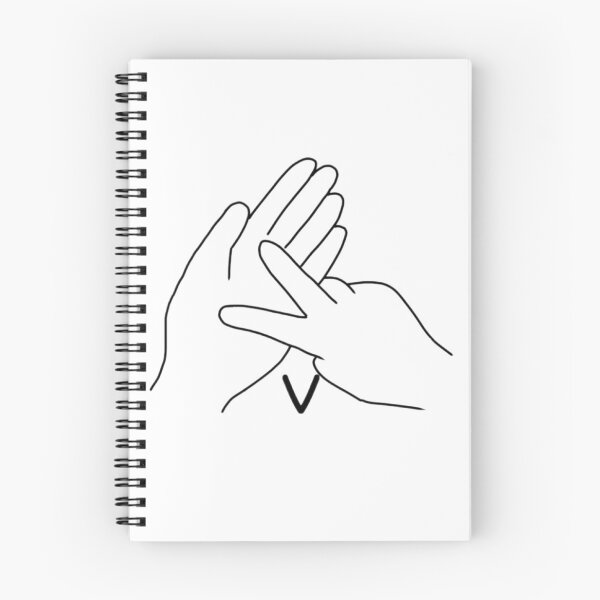 Item preview, BSL sign letter V designed and sold by Artistkhg.