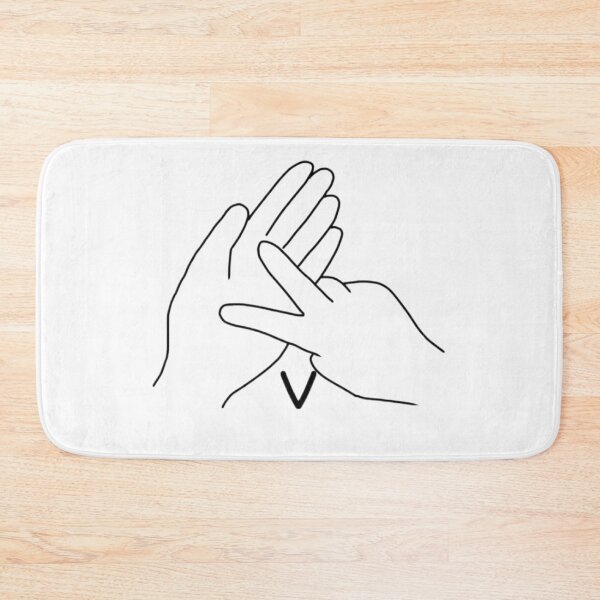 Item preview, BSL sign letter V designed and sold by Artistkhg.