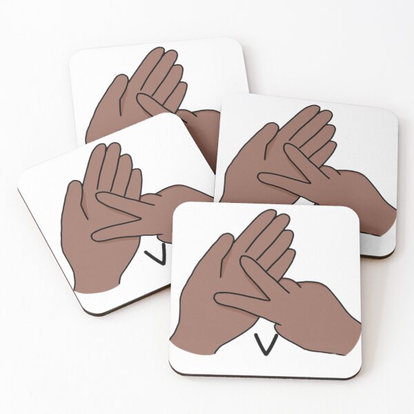 Item preview, BSL sign letter V designed and sold by Artistkhg.