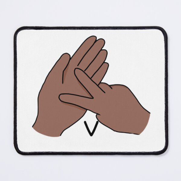 Item preview, BSL sign letter V designed and sold by Artistkhg.