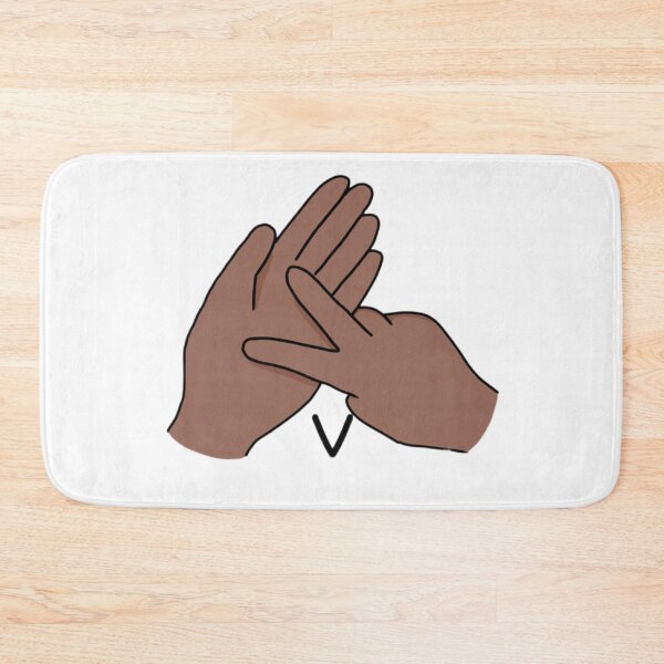 Item preview, BSL sign letter V designed and sold by Artistkhg.