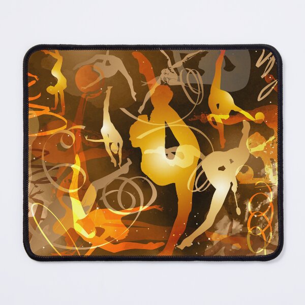 Item preview, Golden Rhythmic Gymnastics Collage. designed and sold by Elenia Design.