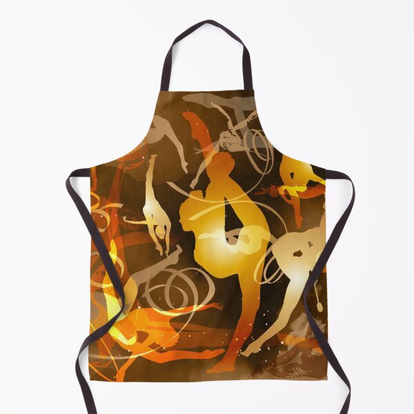 Item preview, Golden Rhythmic Gymnastics Collage. designed and sold by Elenia Design.