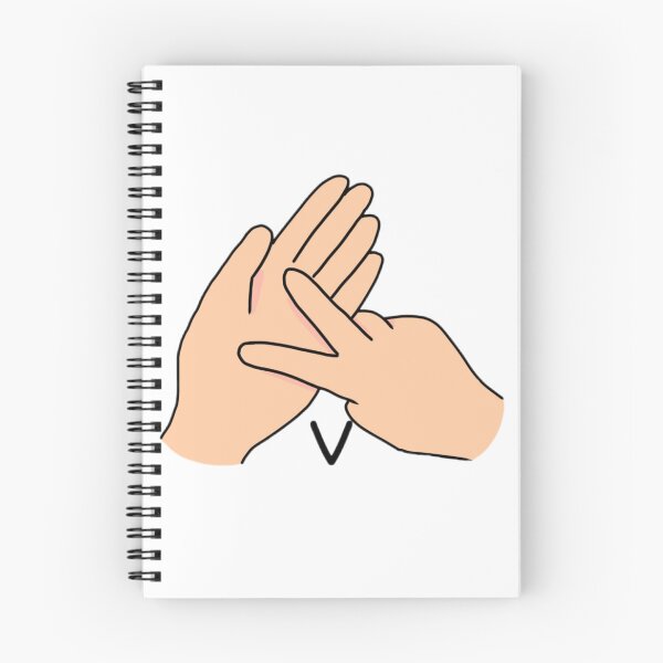 Item preview, BSL sign letter V designed and sold by Artistkhg.