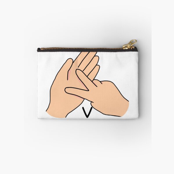 Item preview, BSL sign letter V designed and sold by Artistkhg.