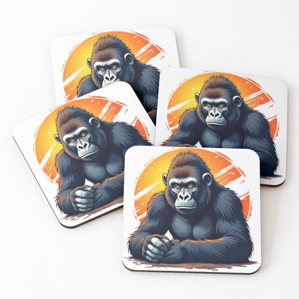 Item preview, Gorilla Illustration designed and sold by CreativeGorillas.