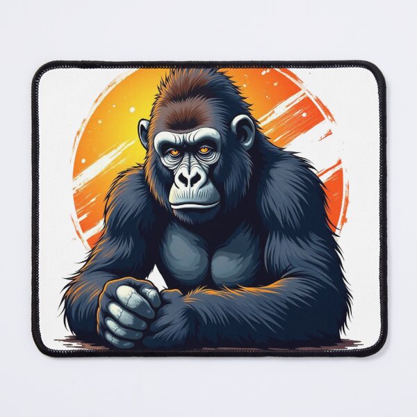 Item preview, Gorilla Illustration designed and sold by CreativeGorillas.