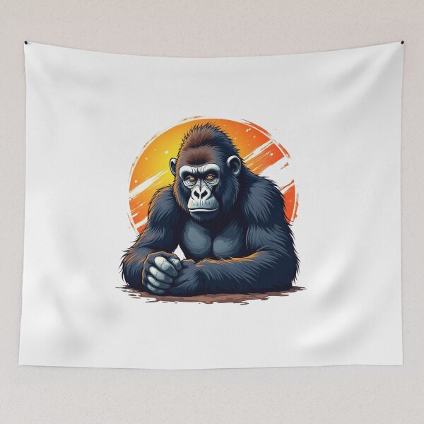 Item preview, Gorilla Illustration designed and sold by CreativeGorillas.