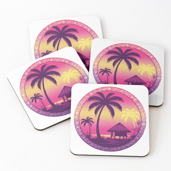 Item preview, PALM TREE PACIFIC Pink designed and sold by Pacific Creations.