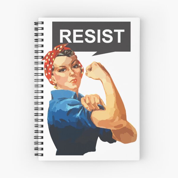 Item preview, Rosie the Riveter says RESIST! Fight Fascism  designed and sold by organicgal.