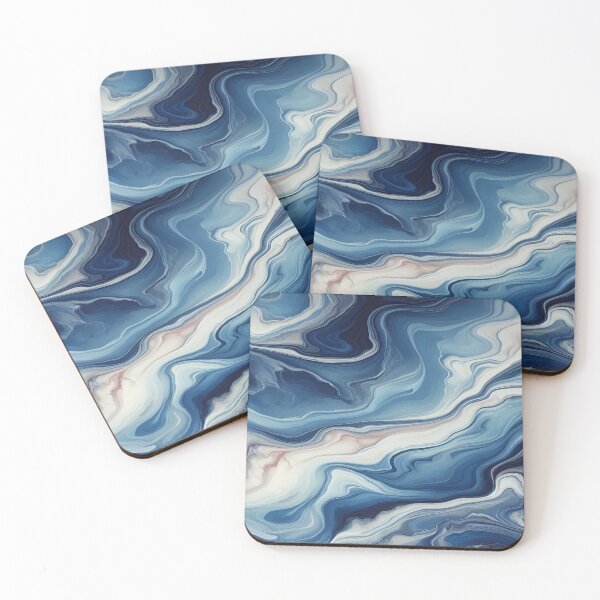 Item preview, Into the Blue Distorted Marble  designed and sold by Stageless Designs.
