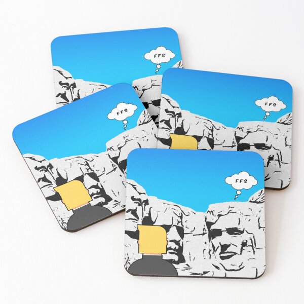 Item preview, Mount Rushmore ponders another Donald Trump episode designed and sold by Twenty Twenty Visions.