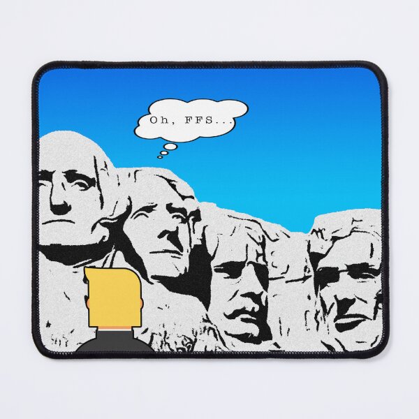 Item preview, Mount Rushmore ponders another Donald Trump episode designed and sold by Twenty Twenty Visions.