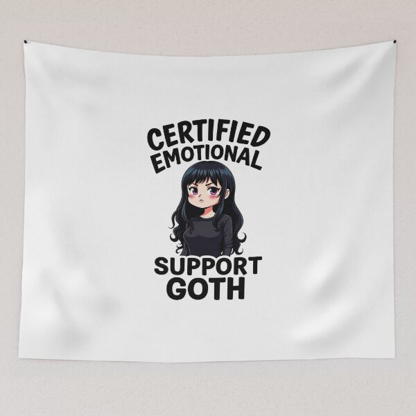 Item preview, Certified Emotional Support Goth designed and sold by PEC-Studio.