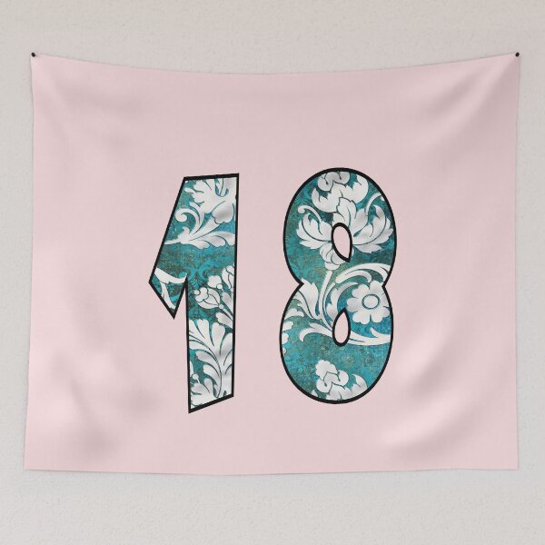 Item preview, 18th Birthday EIGHTEEN designed and sold by minimalartstory.