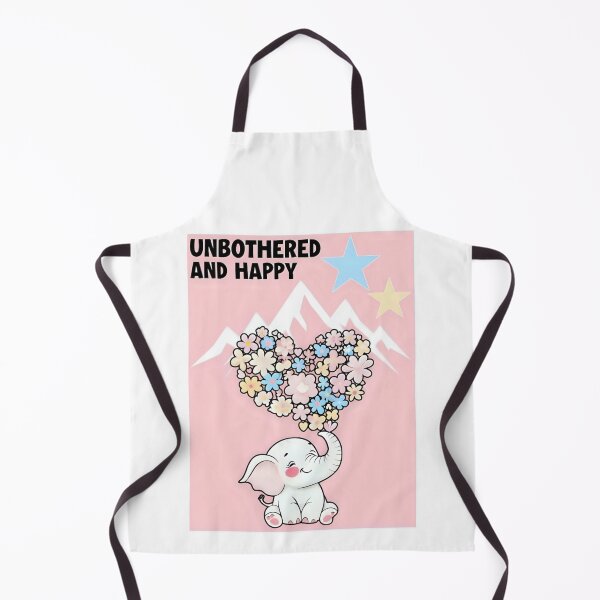Item preview, Unbothered and happy elephant designed and sold by SidTastic .
