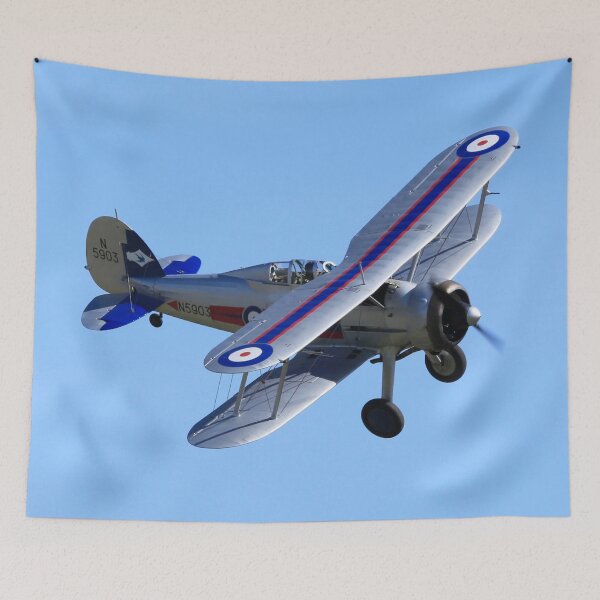 Item preview, Gloster Gladiator N5903 flies past designed and sold by MartinPhotos.
