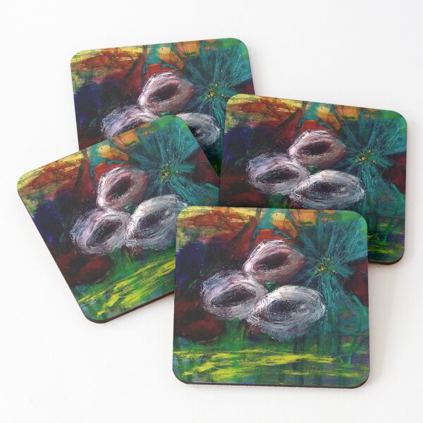 Item preview, Polish Flowerbed with White and Red Poppies designed and sold by Marzena Salwowska.