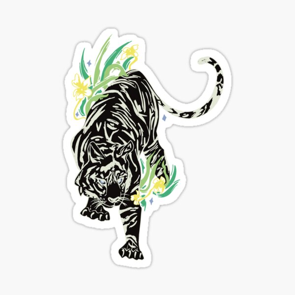 Aperçu de l'œuvre Tigre inversé créée et vendue par Maya Molina.