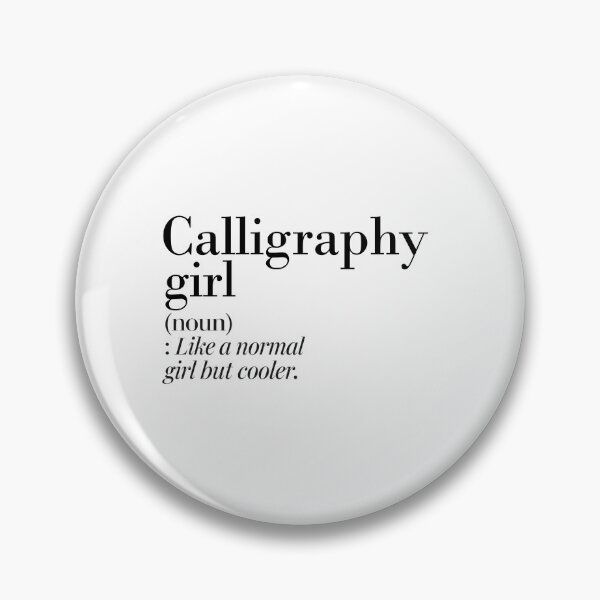 Item preview, Calligraphy Girl Definition - Funny Calligraphy Lover designed and sold by Watsonarts.