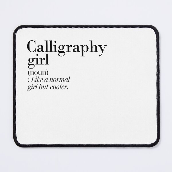Item preview, Calligraphy Girl Definition - Funny Calligraphy Lover designed and sold by Watsonarts.