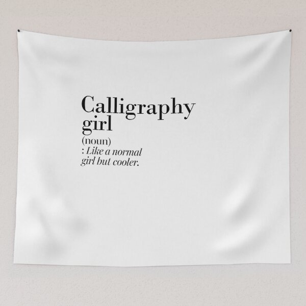 Item preview, Calligraphy Girl Definition - Funny Calligraphy Lover designed and sold by Watsonarts.