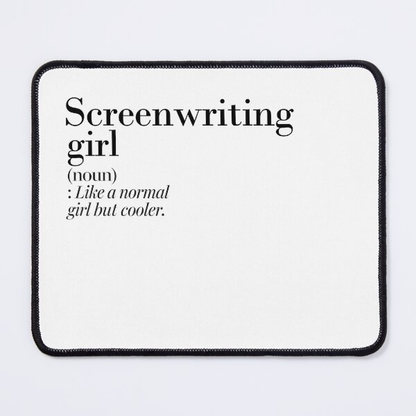 Item preview, Screenwriting Girl Definition - Funny Screenwriting Lover designed and sold by Watsonarts.