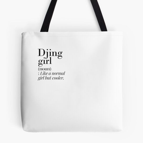 Item preview, Djing Girl Definition - Funny Djing Lover designed and sold by Watsonarts.