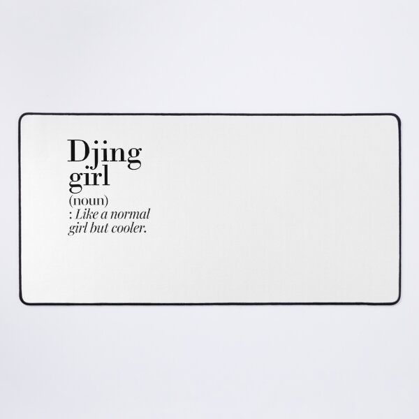 Item preview, Djing Girl Definition - Funny Djing Lover designed and sold by Watsonarts.