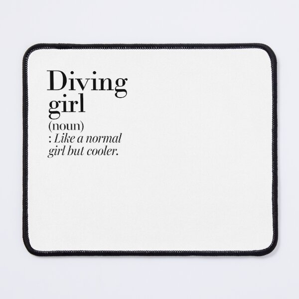 Item preview, Diving Girl Definition - Funny Diving Lover designed and sold by Watsonarts.