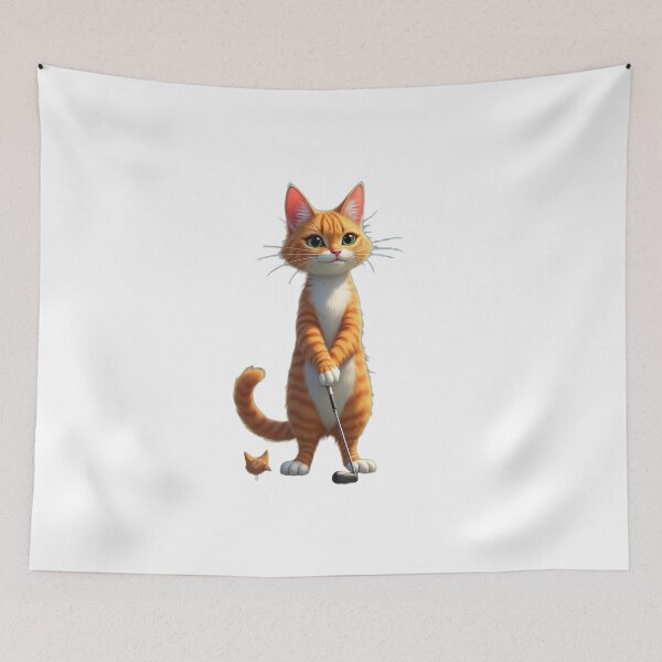 Item preview, cat golf designed and sold by ThaiAlmeida.