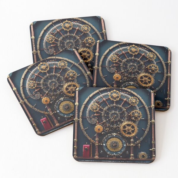 Item preview, Victorian time gear clock designed and sold by VidyoeDesigns67.