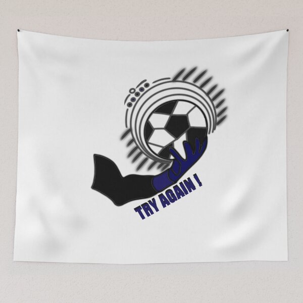 Item preview, “Goalkeeper’s Last Stand- Try Again!” designed and sold by Ramadane_design1.